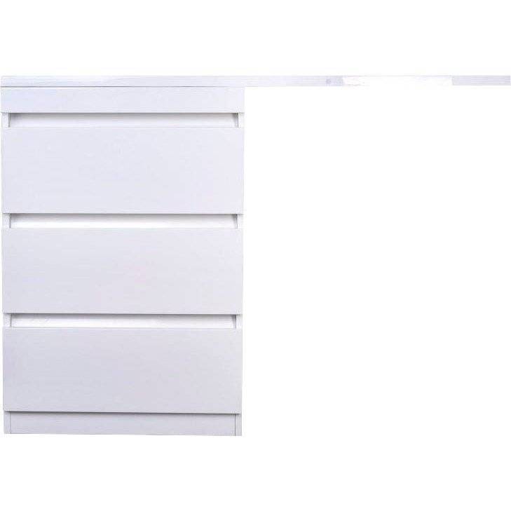 Тумба с раковиной Style Line Даллас 130 СС-00000558 белая L