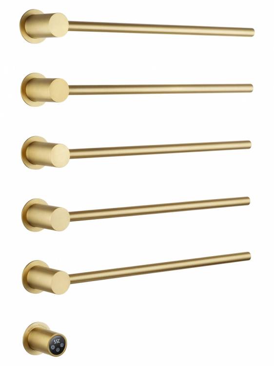 Полотенцесушитель электрический Wonzon & Woghand Hamburg WW-AL315-BG золото