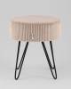 Пуф Stool Group Спейси vd-spacy-cl-cream бежевый, велюр рельефный фото 3