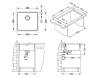 Мойка кухонная Alveus Kombino 40 1100236 Sat-90 с сифоном, 45x40 фото 4