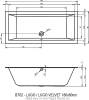 Акриловая ванна Riho Bathtubs B133015005 Lugo 180x80 правый - plug & play фото 3
