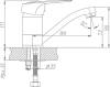 Смеситель для кухни Haiba HB4504 фото 2