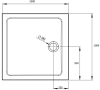 Поддон для душа Radaway Doros C Compact 100x100 фото 3