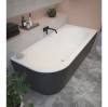 Акриловая ванна Cezares Slim CORNER-180-80-60-R-NERO-SET фото 4