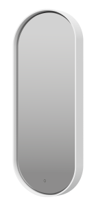 Зеркало Brevita Сатурн SAT-Dro1-050-white с подсветкой, белый, 115x50 см