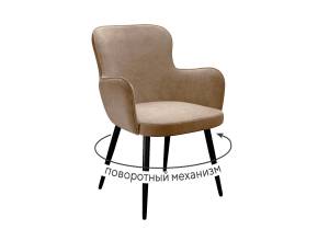 Стул Дик DikLine 503 00-00079958 TW05 капучино, ножки черные, поворотный