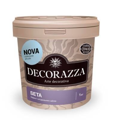 Декоративное покрытие Decorazza Seta Nova база Argento ST11-133 серое 5 л