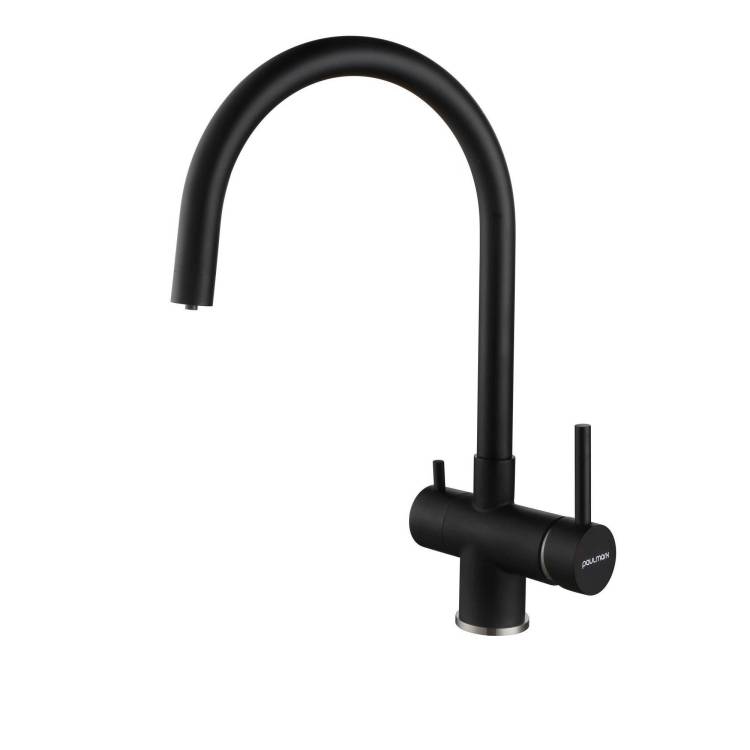 Смеситель для кухни Paulmark Heller He213218-AN антрацит