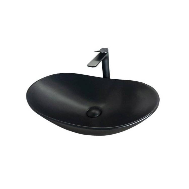 Раковина Gid Lago 53337 Bm9811 60 см, черная матовая