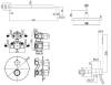 Душевая система Paffoni Light KITLIQ018CRKING с термостатом, хром фото 8