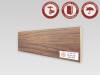 Плинтус МДФ TeckWood цветной Орех Найт 2150x80x10