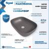 Раковина Teymi Solli T50396 графит матовый, 60 см фото 2