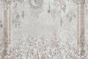 3D Фотообои Artegrafico «Восточный сад в розовых тонах» VS-001 акварель