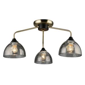 Потолочная люстра IMEX Md.3826 MD.3826-3-S AB+BK