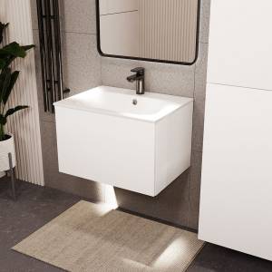 Тумба с раковиной Terminus Aurora AUR10601900301O белый, 60x38