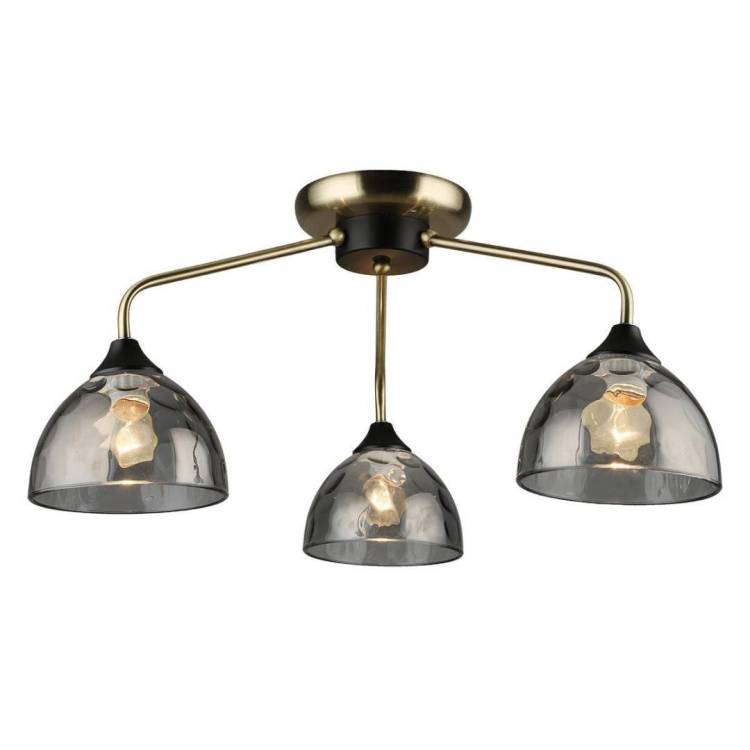 Потолочная люстра IMEX Md.3826 MD.3826-3-S AB+BK