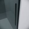 Душевой уголок Grossman Galaxy 120.K33.01.1010.21.10 профиль черный матовый, стекло тонированное, 100x100x195 фото 6