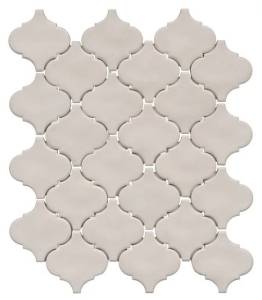 Мозаика Kerama Marazzi Арабески Марокко KM2630M0041N серый светлый матовый 26x30x7