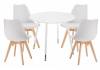 Обеденная группа Woodville Мириела 579069 white, стулья искусственная кожа
