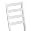 Стул Tetchair Rosario 20215 white, ткань тёмно-серая (150) разобранный 39x39x99 фото 8