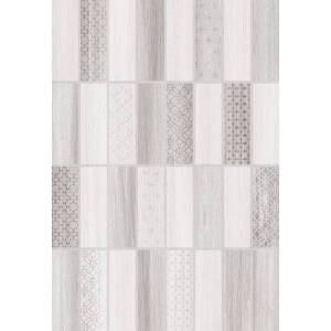 Декор Керамин Нидвуд 1Д Серый Микс 27.5x40