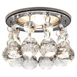 Встраиваемый точечный светильник Ambrella light Crystal K2051 CH/CL