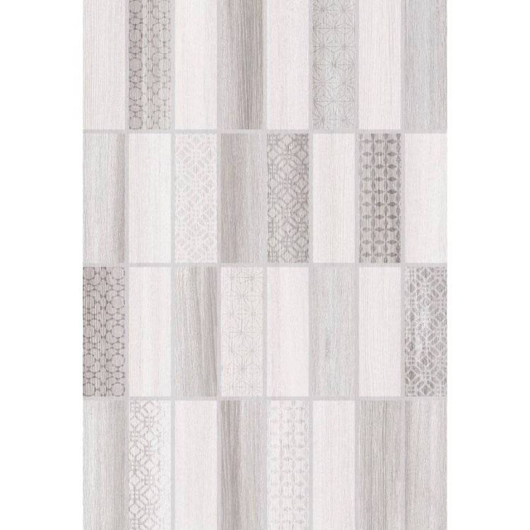 Декор Керамин Нидвуд 1Д Серый Микс 27.5x40