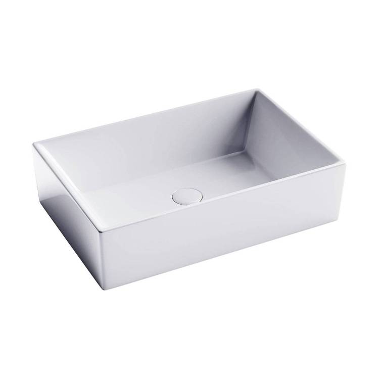 Раковина Scarabeo Teorema 2.0 5101 41 60 см, белая жемчужная