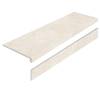 Ступень Staro L Porcelain Step Oslo Pearl AS с подступенником 32x120