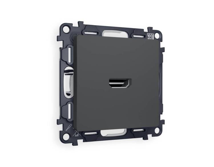 Комплект механизма розетки HDMI 2.0 Ambrella Volt Alfa MA914010