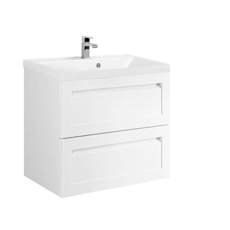 Тумба под раковину Art&Max Platino AM-Platino-580-2C-SO-BL Белый глянец, 57x47.4x55