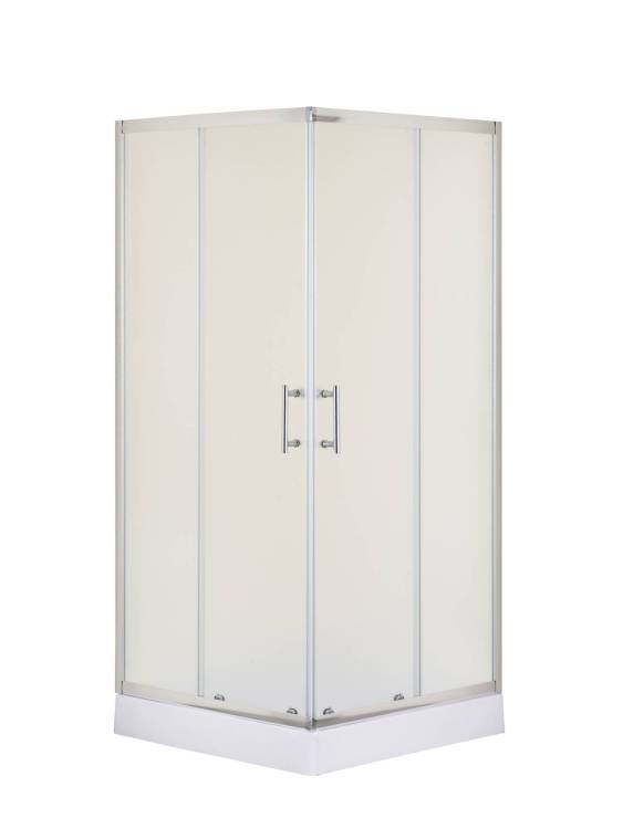 Душевой уголок Taliente TA-09092-1MP профиль хром, стекло матовое, 90x90x195