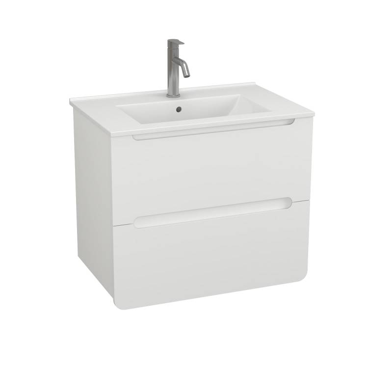 Тумба с раковиной Veneciana Orinoko 70 57041 белый глянец