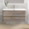Тумба с раковиной BelBagno Albano 80 подвесная, pino scania