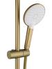 Смеситель для ванны Wonzon & Woghand WW-AE3201-BG с душевым гарнитуром, брашированное золото фото 6