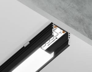Алюминиевый накладной профиль Ambrella light Illumination GP1750BK