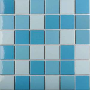 Мозаика StarMosaic Homework WB43388 Light Blue Mix Glossy 4.8x4.8 30.6х30.6х6