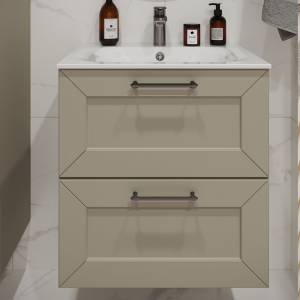 Тумба с раковиной Terminus Victoria VIC10602900101O айвори, 60x62