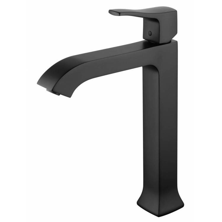 Смеситель для раковины Wonzon & Woghand WW-88019072-MB высокий, черный матовый