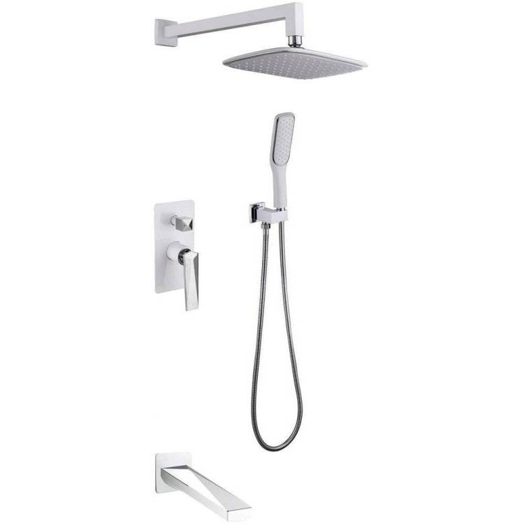 Душевой комплект Boheme Venturo 374-W-2 белый