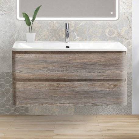 Тумба с раковиной BelBagno Albano 80 подвесная, pino scania