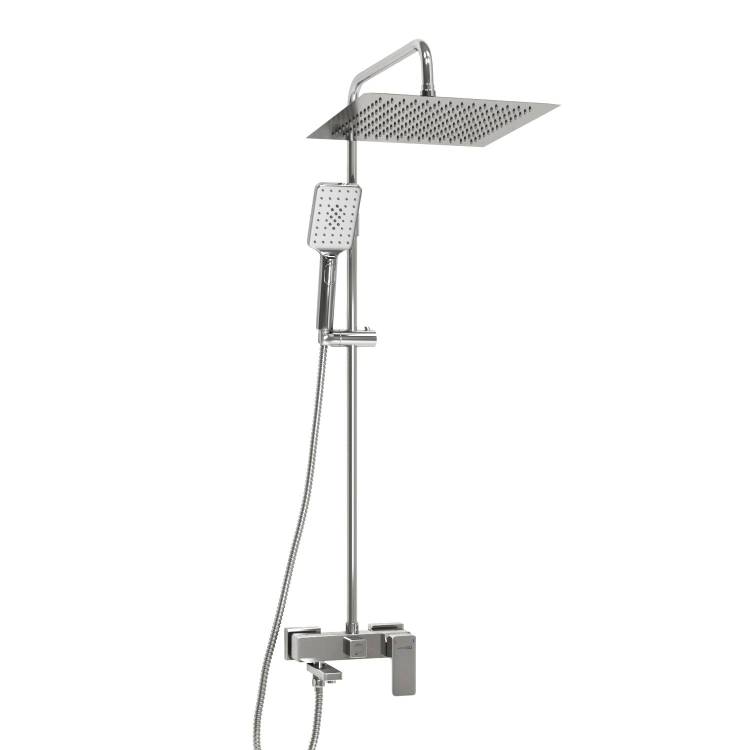 Душевой комплект Wasserkraft A177.118.126.010.CH хром, со смесителем