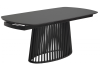 Стол Woodville Desio 569438 керамика черный мрамор матовый pure black solid ceramic/черный 180(260)x90x76