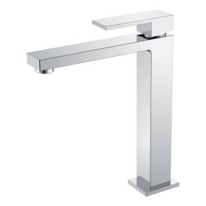 Смеситель для раковины Boheme Qubic 472-CR высокий, хром