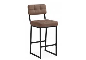 Полубарный стул Woodville Ларс 674657 selfie cocoa / черный
