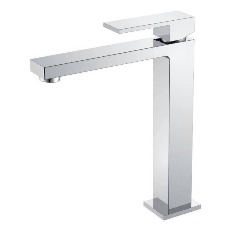 Смеситель для раковины Boheme Qubic 472-CR высокий, хром