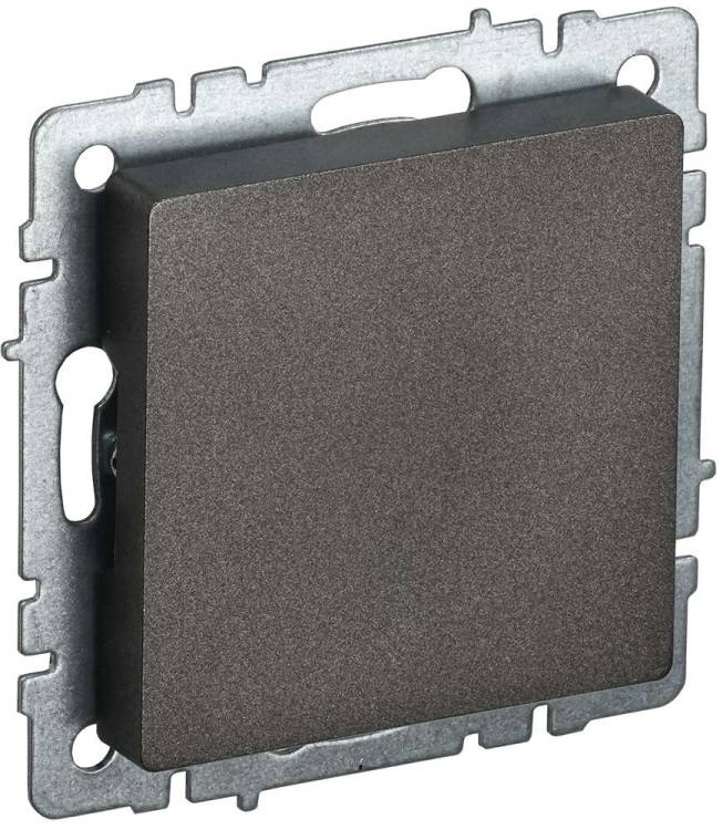 Заглушка с суппортом IEK Brite BR-PL10-K45 темная бронза