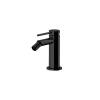 Смеситель для биде Gattoni Circle two 9150/91NO на 1 отверстие, с донным клапаном, Nero Opaco