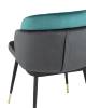 Набор из 2 стульев Stool Group Пенелопа FDC8054 FUT-83 + FUT-74 X2 бирюзовый фото 8