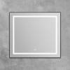 Зеркало BelBagno Kraft SPC-KRAFT-885-785-TCH-WARM-NERO черное, с подогревом